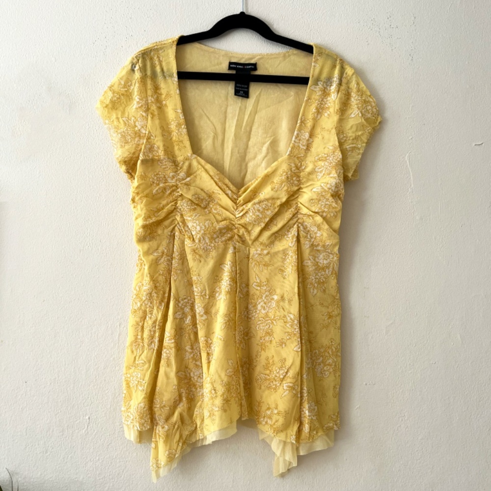 VINTAGE floral fairy top (1963)